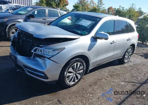 2014 Acura Mdx Technology Pkg W/Entertainment Pkg из США, поврежденный, VIN 5FRYD4H64EB036112